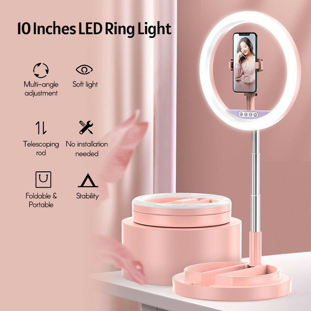 Monster Cable LED Ring Light Selfie Stick 7 White - Office Depot